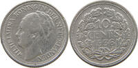 NETHERLANDS 10 CENTS WILHELMINA 1890-1948 -