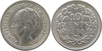 NETHERLANDS 10 CENTS WILHELMINA 1890-1948 -