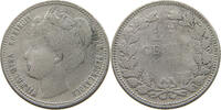 NETHERLANDS 25 CENTS WILHELMINA 1890-1948 RARE -