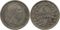 NETHERLANDS 5 CENTS WILLEM III. 1849-1890 -