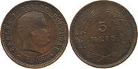 PORTUGAL 5 REIS CARLOS I. (1889-1908) -