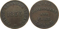 PRINCE EDWARD ISLAND HALFPENNY TOKEN SELF GOVERNMENT AND FREE TRADE -