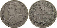 VATICAN 20 BAIOCCHI PIUS IX. (1846-1878) -