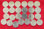 ÖSTERREICH COLLECTION LOT 10 GROSCHEN COLLECTION LOT AUSTRIA 10 GROSCHEN ALL DIFFERENT DATES 25PC 28G -