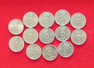 DENMARK COLLECTION LOT 10 ÖRE COLLECTION LOT DENMARK 10 ÖRE TOP 13PC 40G -