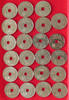 DENMARK COLLECTION LOT 25 ÖRE COLLECTION LOT DENMARK 25 ÖRE ALL DIFFERENT DATES TOP 23PC 99G -