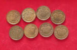DENMARK COLLECTION LOT 25 ÖRE COLLECTION LOT DENMARK 25 ÖRE TOP 8PC 24G -