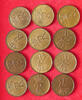 DENMARK COLLECTION LOT 5 ÖRE COLLECTION LOT DENMARK 5 ÖRE ALL DIFFERENT DATES TOP 12PC 73G -