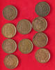 DENMARK COLLECTION LOT 50 ÖRE COLLECTION LOT DENMARK 50 ÖRE ALL DIFFERENT DATES TOP 10PC 43G -