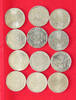 FRANCE COLLECTION LOT 2 FRANCS COLLECTION LOT FRANCE 2 FRANCS ALL DIFFERENT DATES 12PC 91G -