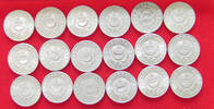 HUNGARY COLLECTION LOT 50 FILLER COLLECTION LOT HUNGARY 50 FILLER ALL DIFFERENT DATES TOP 18PC 28G -
