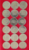 NETHERLANDS COLLECTION LOT 1 GULDEN COLLECTION LOT NETHERLANDS 1 GULDEN TOP 18PC 108G -