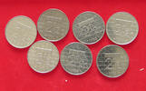 NETHERLANDS COLLECTION LOT 2 1/2 GULDEN COLLECTION LOT NETHERLANDS 2 1/2 GULDEN DIFFERENT DATES 7PC 70G -