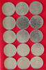 NETHERLANDS COLLECTION LOT 2 1/2 GULDEN COLLECTION LOT NETHERLANDS 2 1/2 GULDEN TOP 15PC 150G -