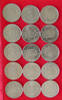 NETHERLANDS COLLECTION LOT 2 1/2 GULDEN COLLECTION LOT NETHERLANDS 2 1/2 GULDEN TOP 15PC 151G -