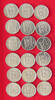 NETHERLANDS COLLECTION LOT 25 CENTS COLLECTION LOT NETHERLANDS 25 CENTS ALL DIFFERENT DATES 18PC 55G -