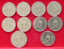 NETHERLANDS ANTILLES COLLECTION LOT 1 GULDEN COLLECTION LOT NETHERLANDS ANTILLES 1 GULDEN 2 1/2 GULDEN 10PC 96G -