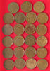 NORWAY COLLECTION LOT 2 ÖRE COLLECTION LOT NORWAY 2 ÖRE ALL DIFFERENT DATES 1937-1972 23PC 94G -