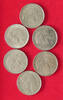 PORTUGAL COLLECTION LOT 25 ESCUDOS COLLECTION LOT PORTUGAL 25 ESCUDOS ALL DIFFERENT DATES 6PC 66G -