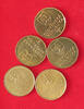 SLOVAKIA COLLECTION LOT 1 KORUNA COLLECTION LOT SLOVAKIA 1 KORUNA ALL DIFFERENT DATES 5PC 20G -