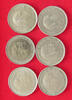 SPAIN COLLECTION LOT 25 PESETAS COLLECTION LOT SPAIN 25 PESETAS ALL DIFFERENT DATES 6PC 51G -