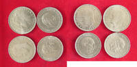 SPAIN COLLECTION LOT 5 PESETAS COLLECTION LOT SPAIN 5 PESETAS ALL DIFFERENT DATES 4PC 65G -
