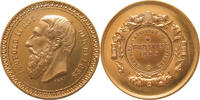 BELGIUM MEDAILLE LEOPOLD II. 1865-1909 EXPOSITION AGRICOLE ET HORTICOLE TRAZEGNIES 1883 -