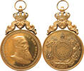 BELGIUM MEDAILLE LEOPOLD II. 1865-1909 Société Agricole Horticole de Péruwelz -