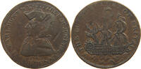 GREAT BRITAIN HALFPENNY TOKEN EARL HOWE HAMPSHIRE -