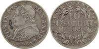 VATICAN 10 SOLDI PIUS IX. (1846-1878) -