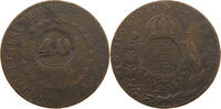 BRAZIL 40 REIS PEDRO I. (1822-1831) -