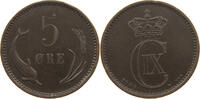 DENMARK 5 ÖRE CHRISTIAN IX. (1863-1906) -