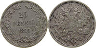 FINLAND 25 PENNIÄ ALEXANDER III. (1881-1894) -