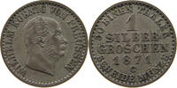 BRANDENBURG PREUßEN 1 SILBERGROSCHEN Wilhelm I. (1861-1888) -
