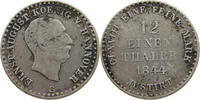 BRAUNSCHWEIG CALENBERG HANNOVER 1/12 TALER Ernst August 1837-1851 -