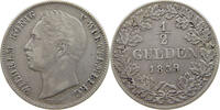 1/2 GULDEN 1839 WÜRTTEMBERG Wilhelm I. 1816-1864 SS