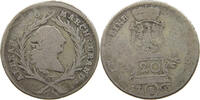 20 KREUZER 1765 BRANDENBURG ANSBACH Alexander 1757-1791 S