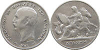 GREECE 1 DRACHMA GEORGE I. (1863-1913) -