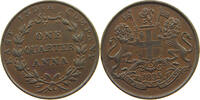 INDIA BRITISH 1/4 ANNA WILLIAM IV. (1830-1837) -