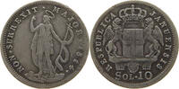 ITALY STATES GENOA 10 SOLDI -