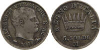 ITALY STATES 5 SOLDI Napoleon I. (1804-1814, 1815) ERROR IN DATE 1 -