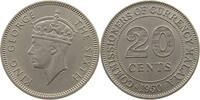 MALAYA 20 CENTS GEORGE VI. (1936-1952) -