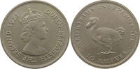 MAURITIUS 10 RUPEES ELIZABETH II. (1952-2022) -