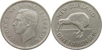 NEW ZEALAND 1 FLORIN GEORGE VI. (1936-1952) -