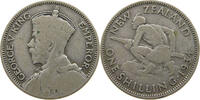 NEW ZEALAND 1 SHILLING GEORGE V. (1910-1936) -