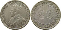 STRAITS SETTLEMENTS 20 CENTS GEORGE V. (1910-1936) -