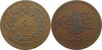 TURKEY OTTOMAN 40 PARA ABDUL MEJID (1839-1861) -