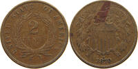 UNITED STATES OF AMERICA 2 CENTS UNION SHIELD -