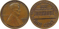 UNITED STATES OF AMERICA CENT LARGE DATE LINCOLN MEMORIAL -