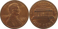 UNITED STATES OF AMERICA CENT LINCOLN MEMORIAL DOUBLED EAR VARIETY -